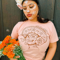 Unisex Peach Catrina Tee