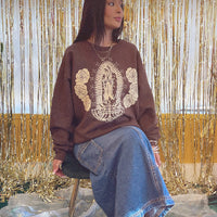 Unisex Chocolate Lupita Sweatshirt