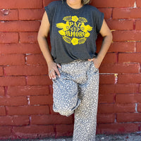 Paz Y Amor Flowy Muscle Tank