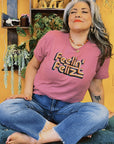 Unisex Mulberry Feelin Feliz Tee