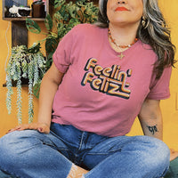 Unisex Mulberry Feelin Feliz Tee