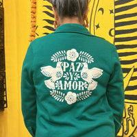 Paz y Amor Button Fleece Shacket