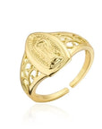 Virgencita Scroll Ring