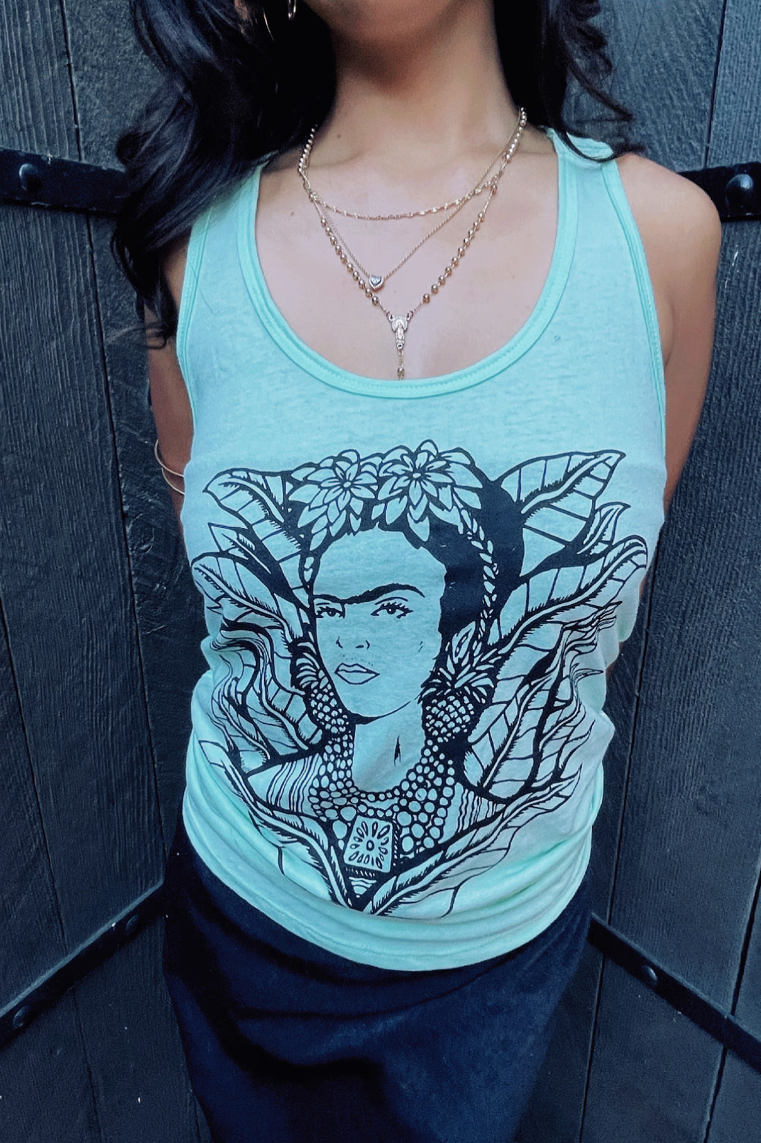 Naturaleza Mint Racerback Tank