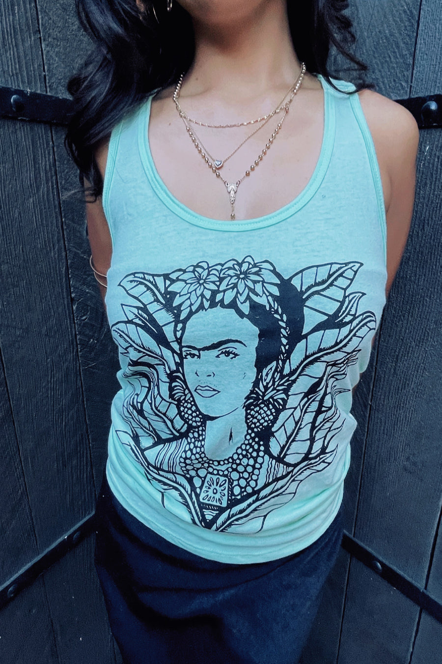 Naturaleza Mint Racerback Tank