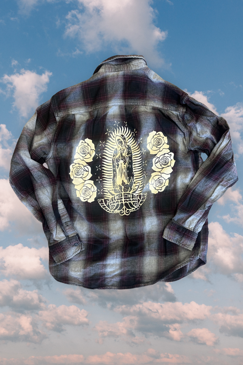 Wine Clouds Lupita Flannel