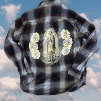 Wine Clouds Lupita Flannel