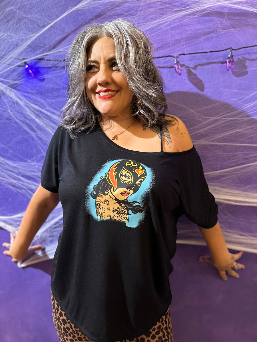 Slouchy Womens Luchadora Tee