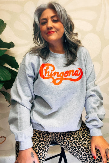 Unisex Heather Gray Chingona Sweatshirt