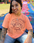 Coral Catrina Women’s Boxy Tee