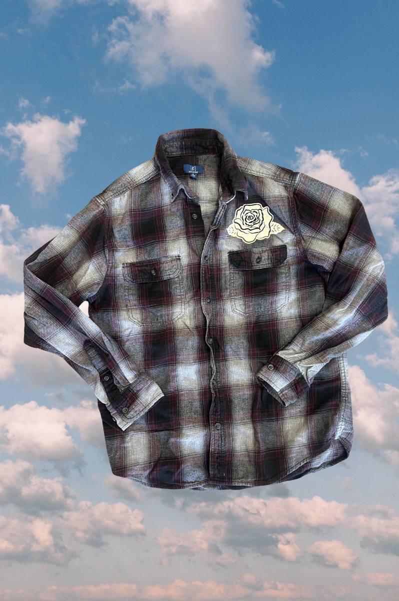 Wine Clouds Lupita Flannel