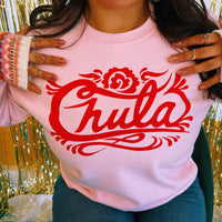 Unisex Pink Chula Sweatshirt