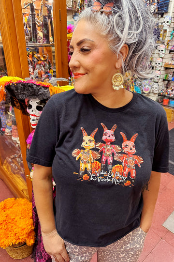 Unisex Graphite Vivirla Mejor Tee