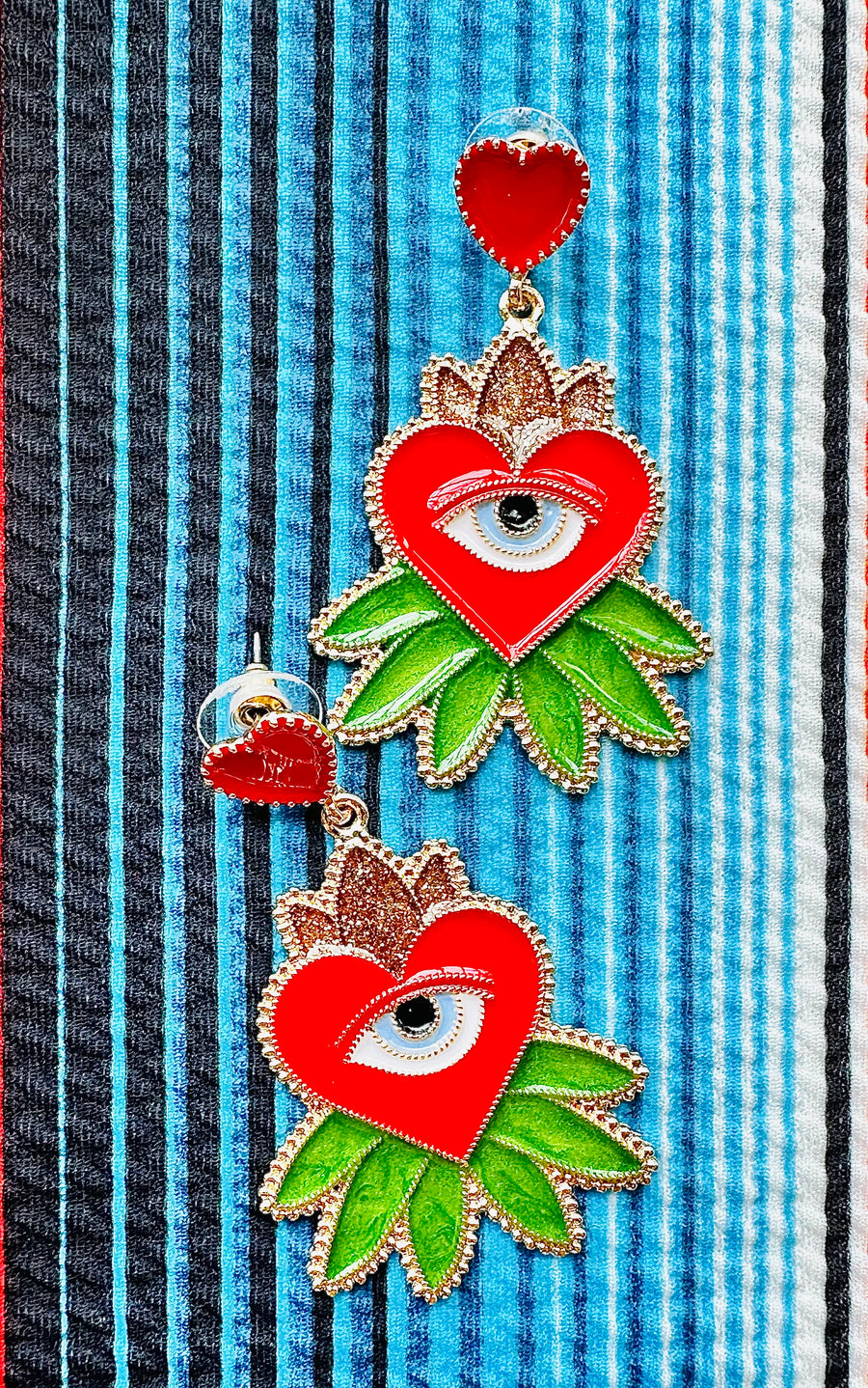 Ojo Sagrado Dangle Earrings