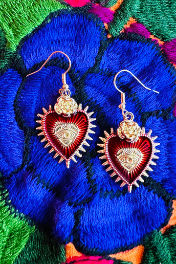 Ojo Corazoncito Milagro Earrings
