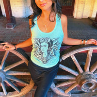 Naturaleza Mint Racerback Tank
