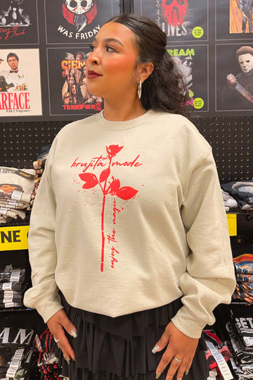 Unisex Sand Brujita Mode Sweatshirt