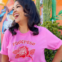 Unisex Rosado Poderosa Tee