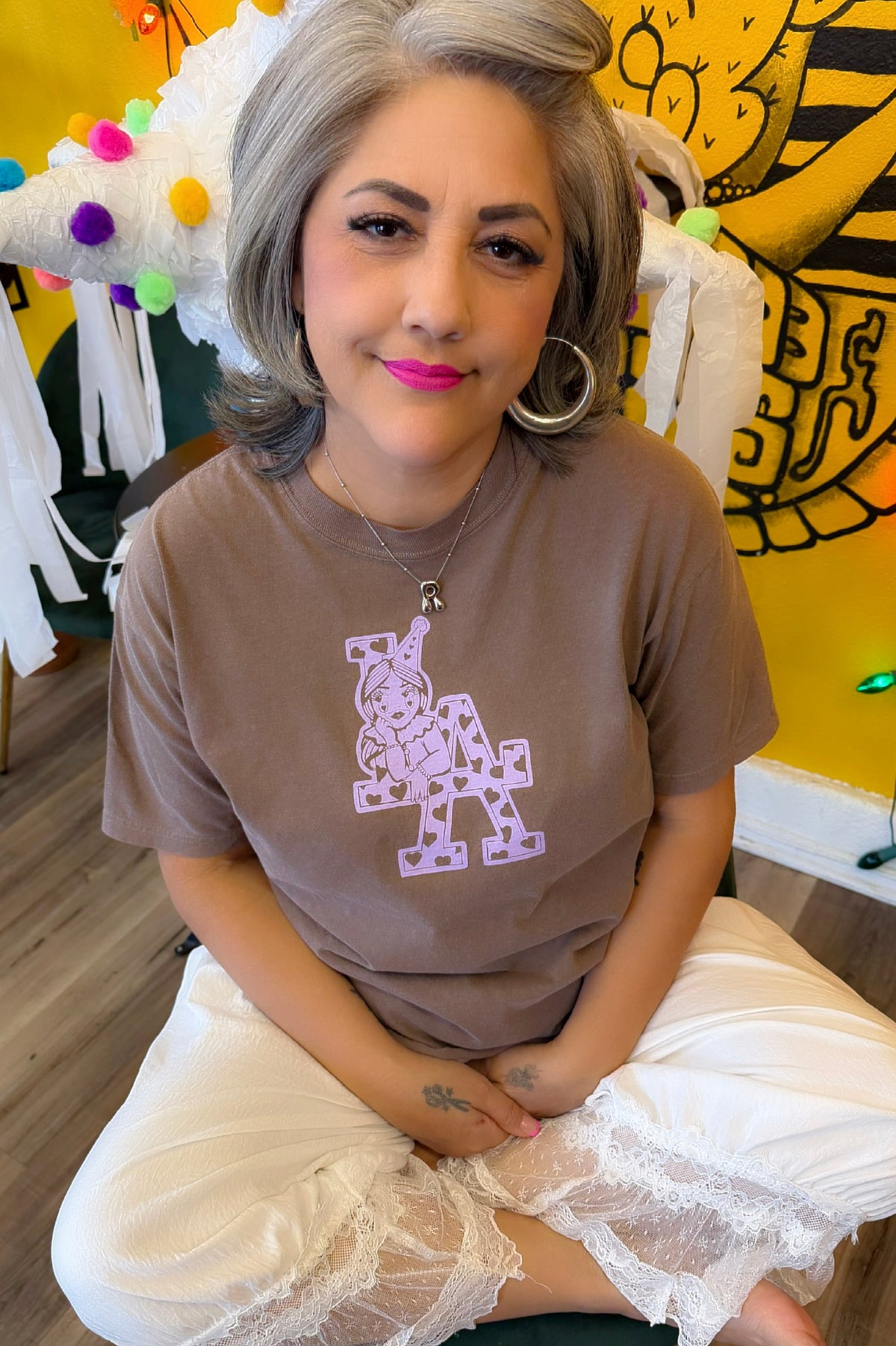 Unisex Espresso L.A. Payasa Pigment Tee