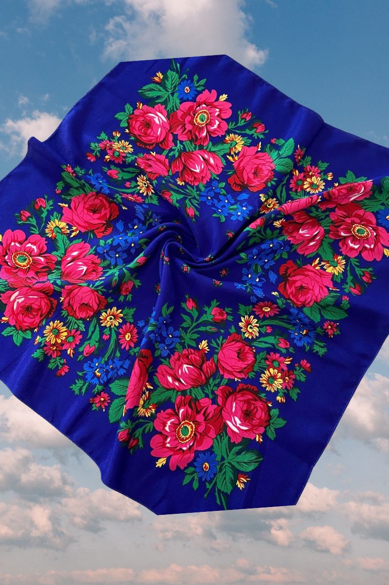 Royal Floreciendo Headwrap