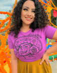 Unisex Heather Magenta Catrina Tee