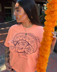 Coral Catrina Women’s Boxy Tee
