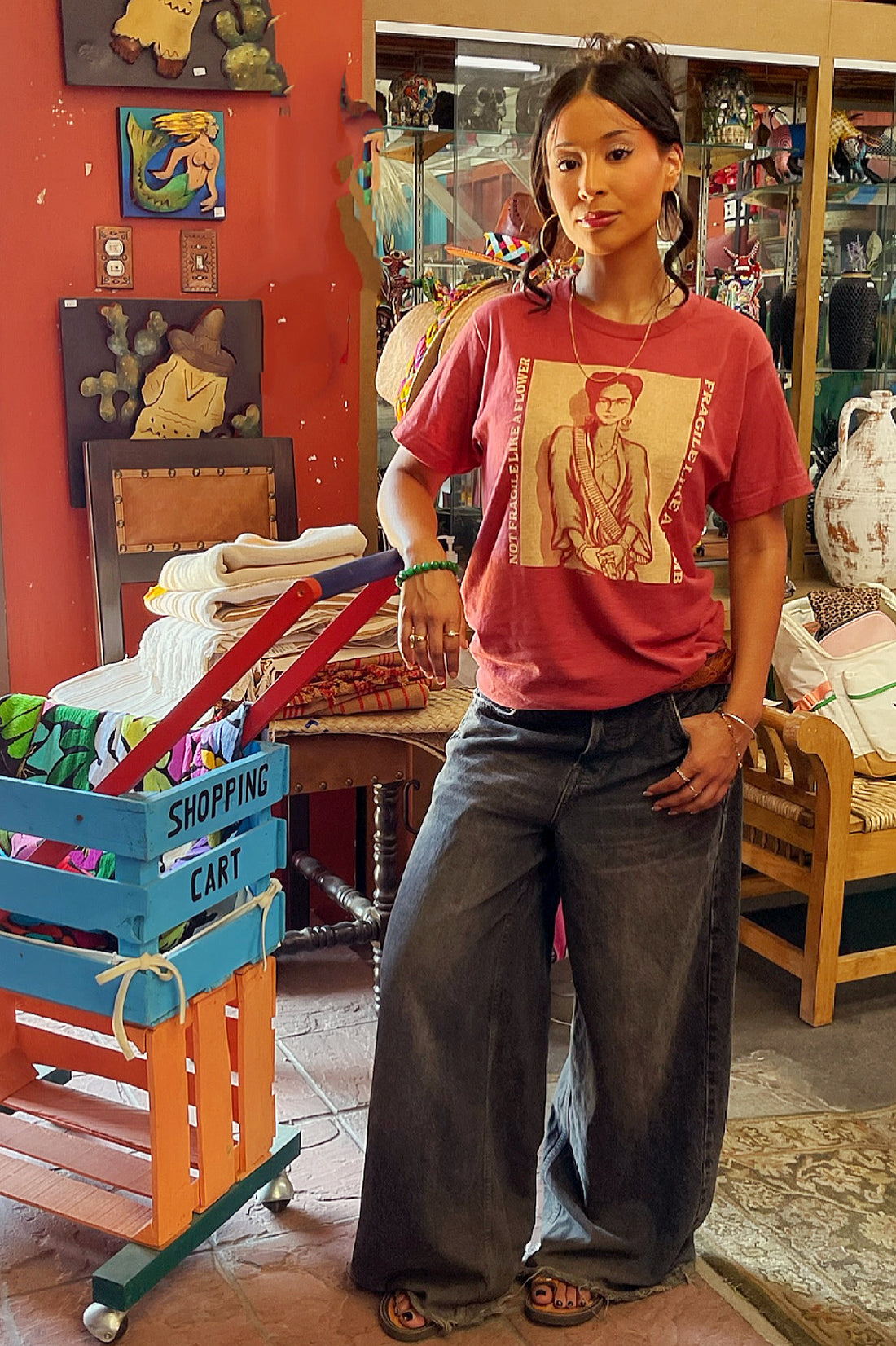 Unisex Clay Frida Rebel Tee