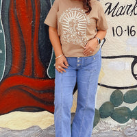 Unisex Cocoa Lupita Faith Tee