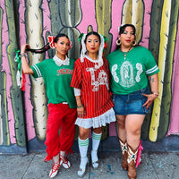 Womens Cora de Mexico Fùtbol V-Neck
