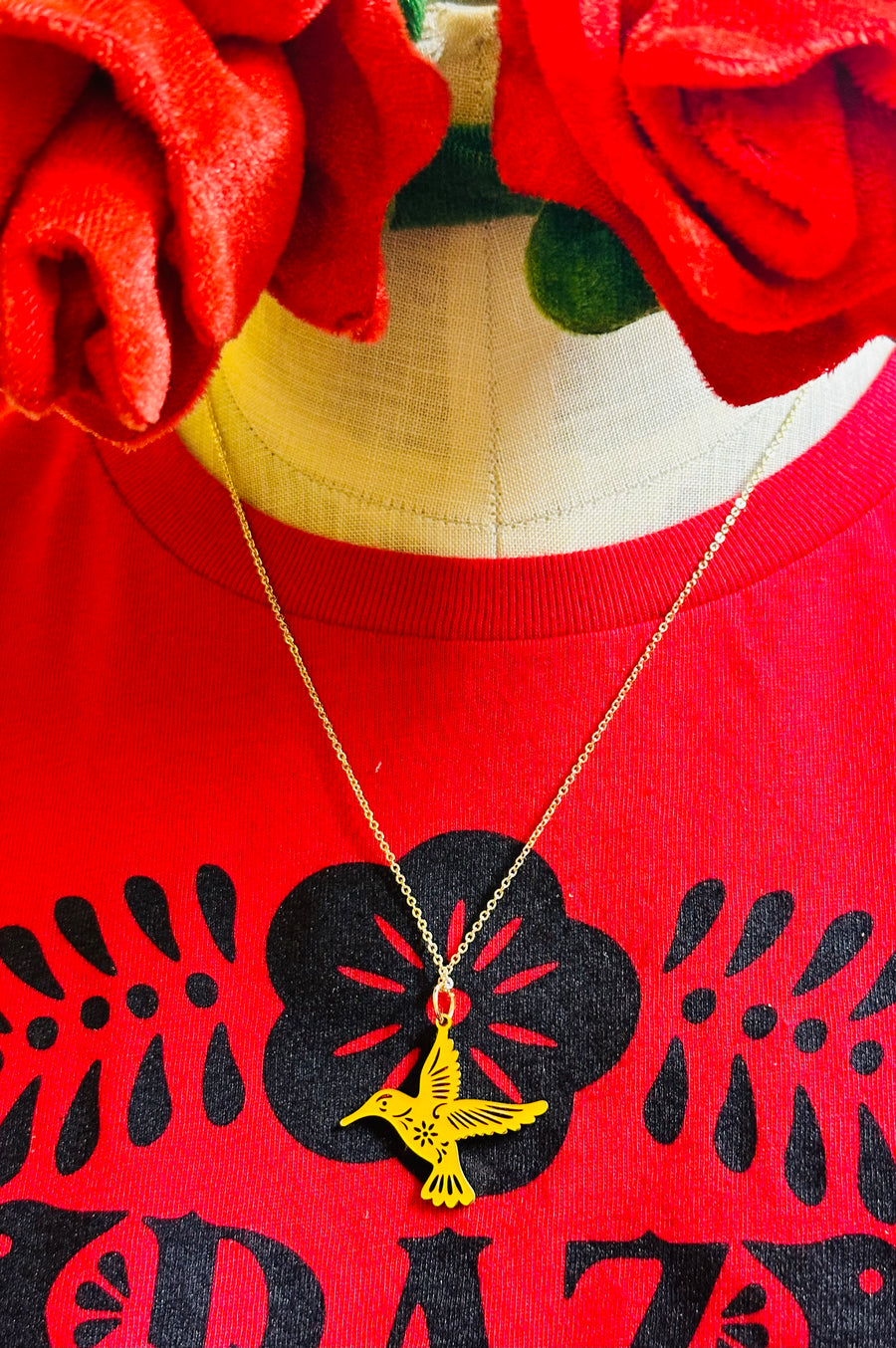 Picado Hummingbird Necklace