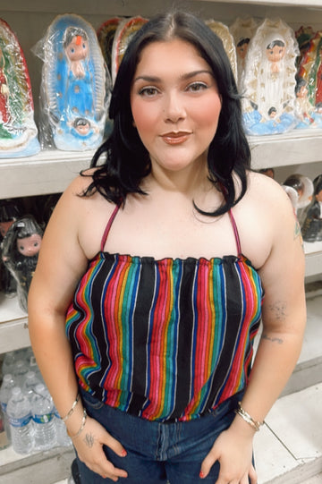 RAYOS COLORES ZARAPE HALTER TUBE