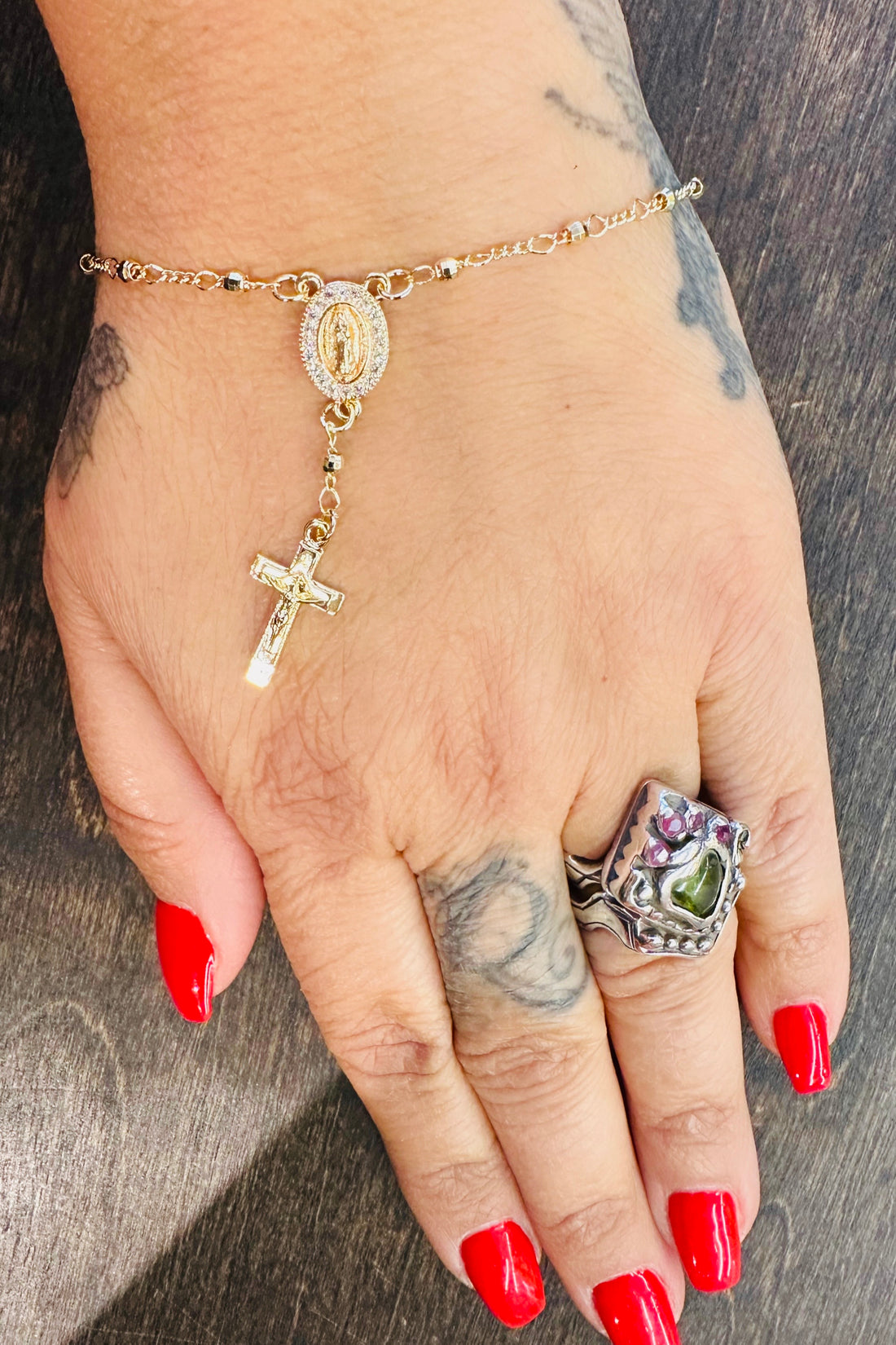 Rosario Bling Lupita Bracelet