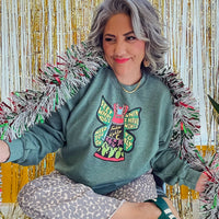 Unisex Hazy Verde Wings Sweatshirt