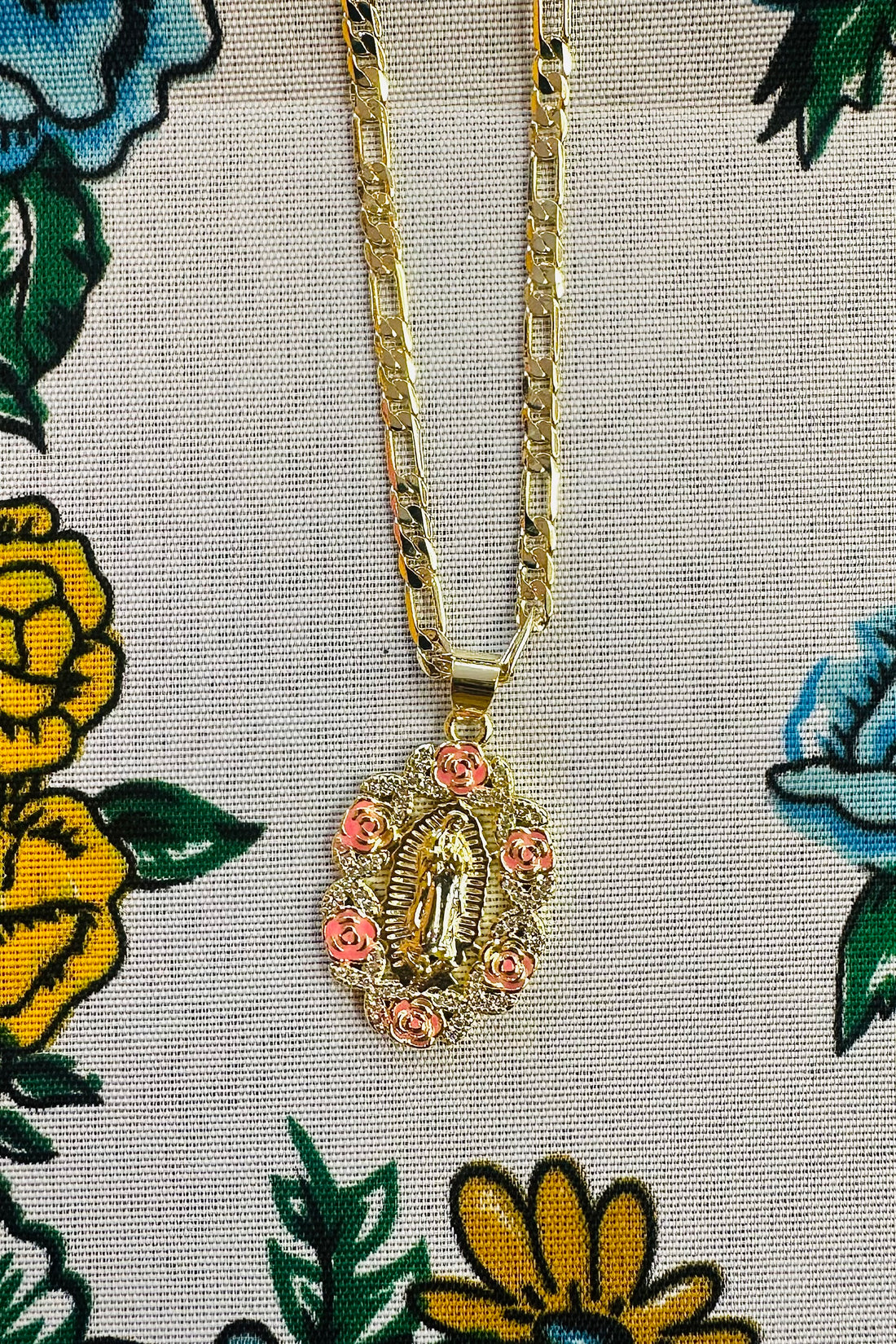 Virgencita Rosita Necklace