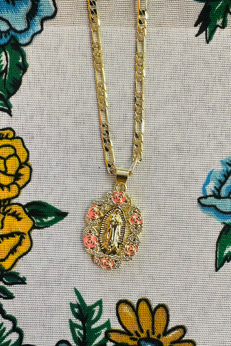 Virgencita Rosita Necklace