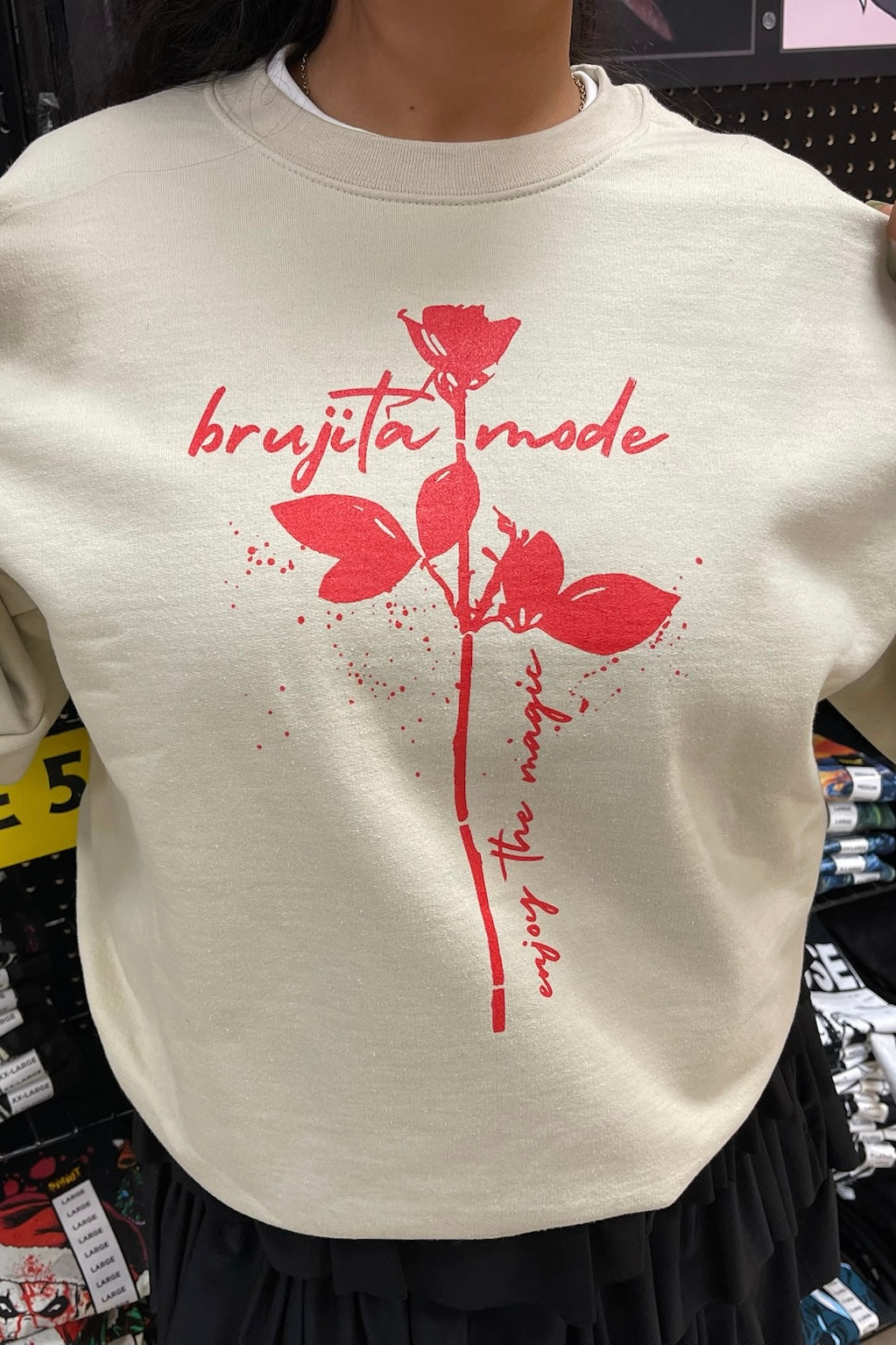 Unisex Sand Brujita Mode Sweatshirt