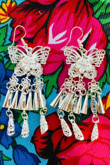 Mariposa Dangle Arracadas