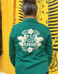 Paz y Amor Button Fleece Shacket