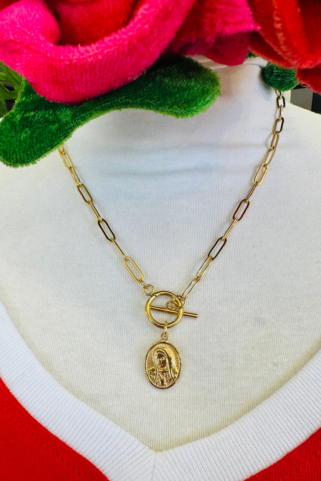Paper Clip Lupita Necklace