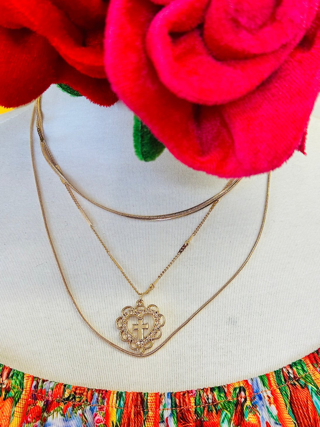 Layered Puro Amor Necklace