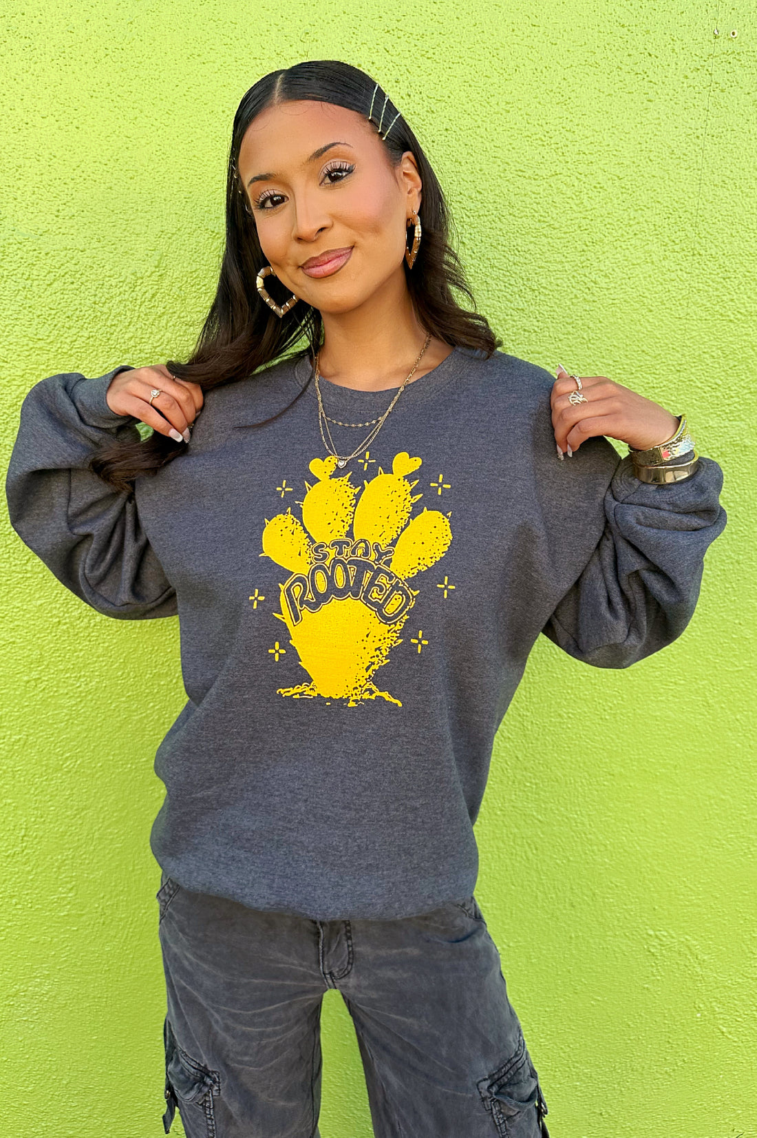Unisex Char Stay Rooted Sweatshirt