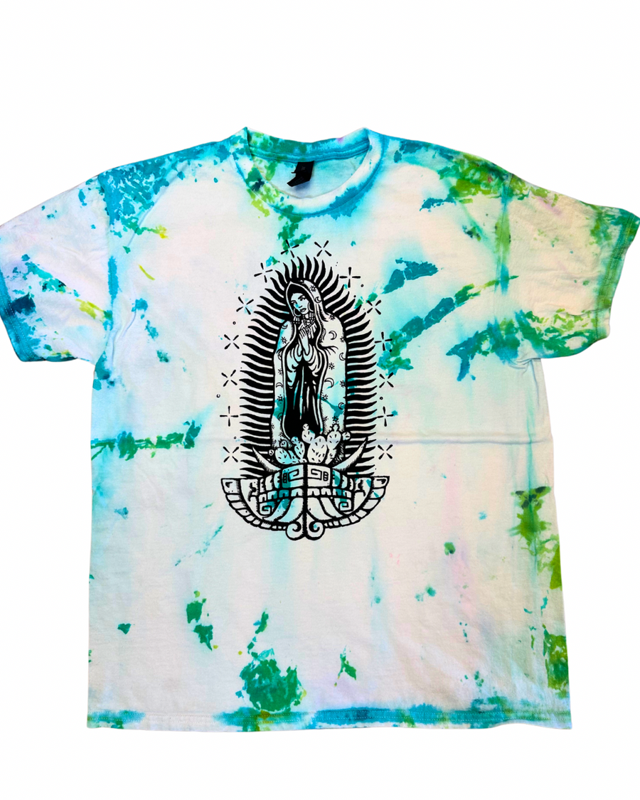 Ocean Virgencita Vintage Tie Dye Tee
