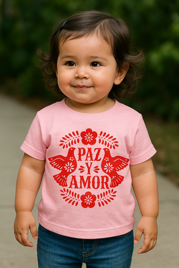 Paz y Amor Kids Tee