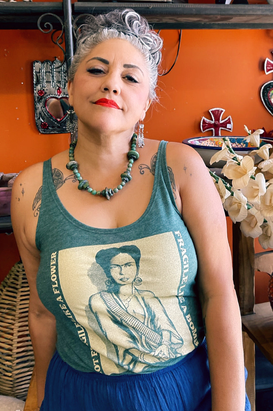 FRIDA REBEL PINE FESTIVAL TANK