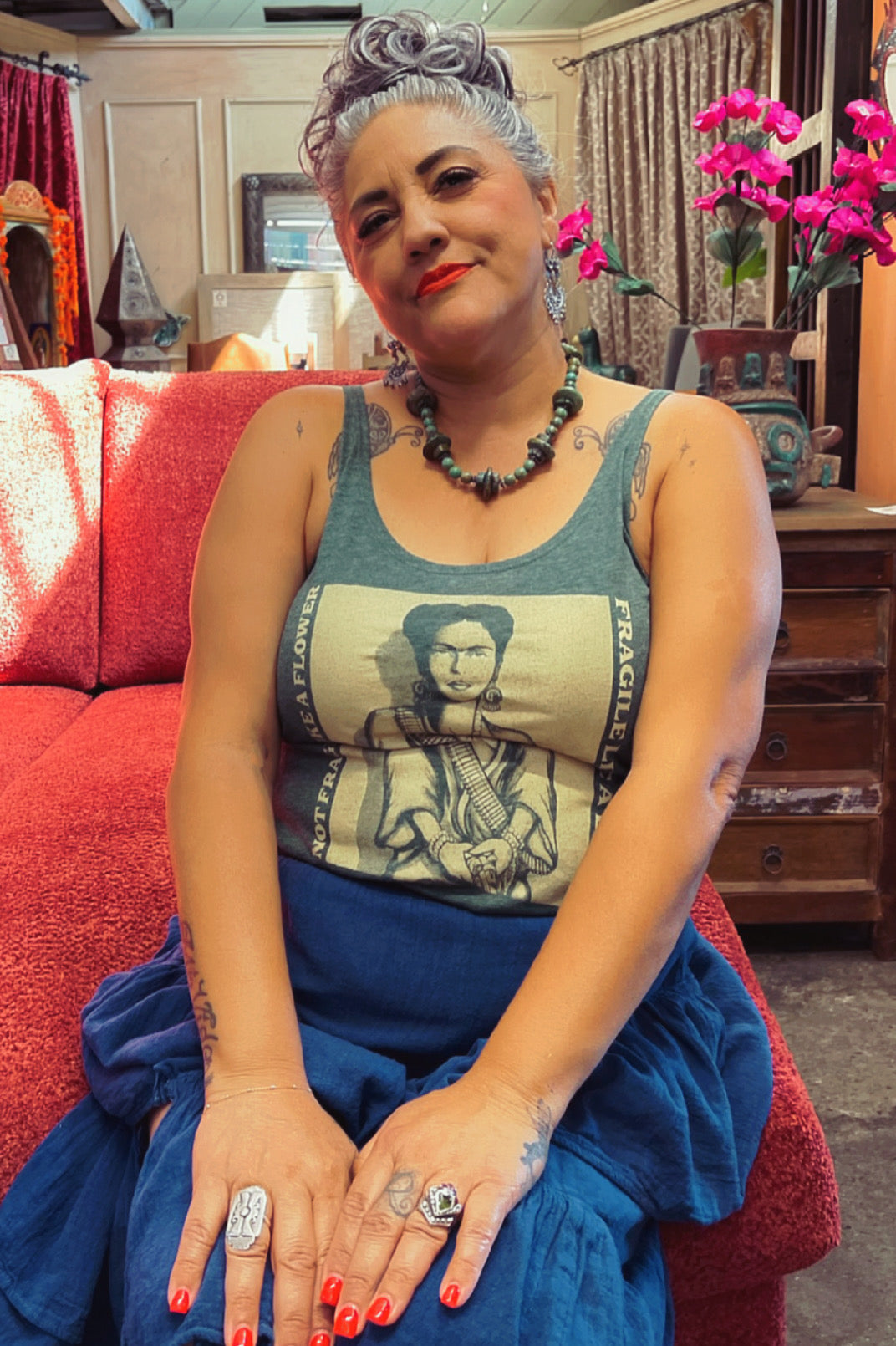 FRIDA REBEL PINE FESTIVAL TANK
