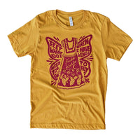 Unisex Mustard Monarca Tee