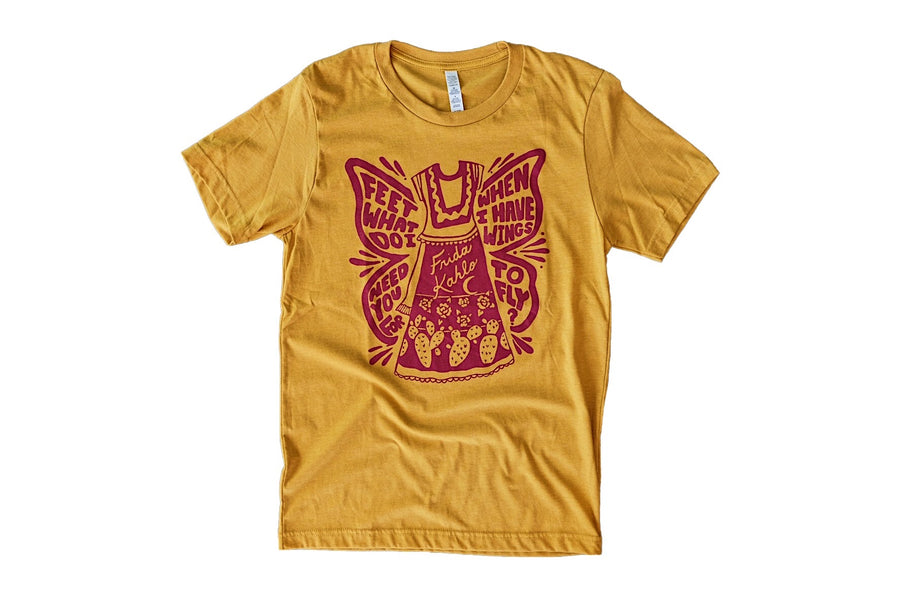 Unisex Mustard Monarca Tee