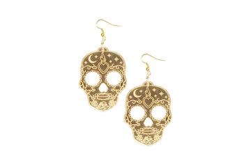 Sugar Skull Diosa Dangle Earrings